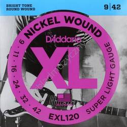 D'Addario EXL120 | Struny do gitary elektrycznej 9-42