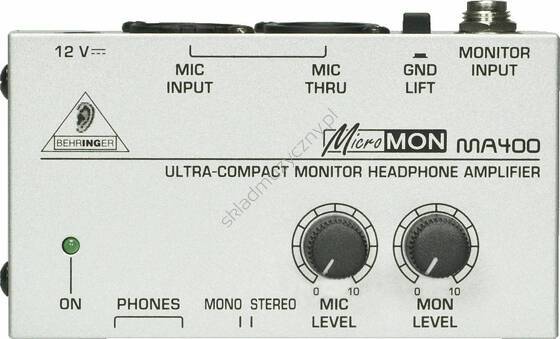 Behringer MICROMON MA400 || Wzmacniacz słuchawkowy