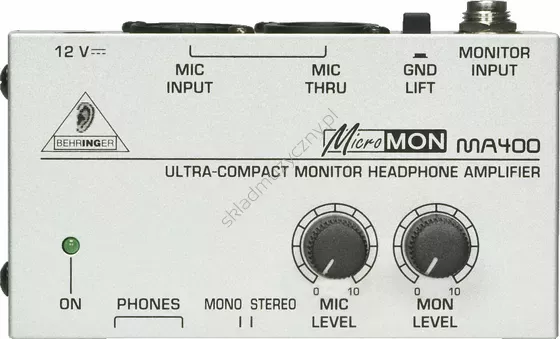 Behringer MICROMON MA400 ][ Wzmacniacz słuchawkowy