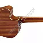 Gitara elektro-klasyczna Ortega RCE138SN top lity świerk wąski gryf tył.