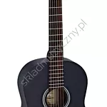 Gitara klasyczna 4/4 Ortega RST5MBK Matowa Czarna front w pionie.