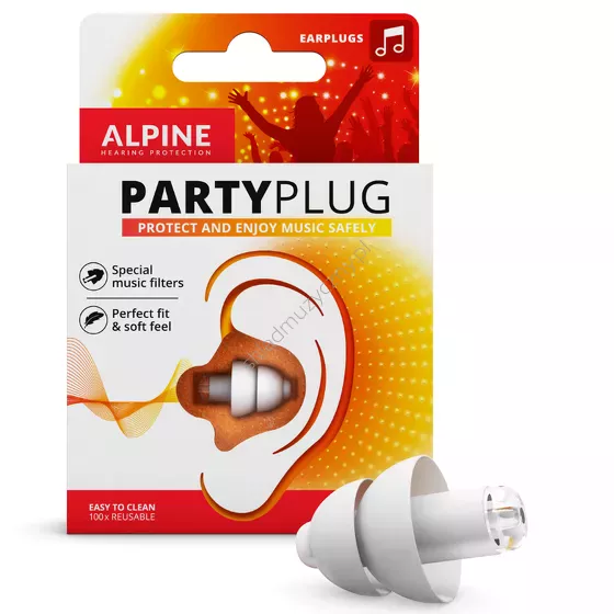 Alpine Party Plug White ][ Profesjonalne zatyczki do uszu