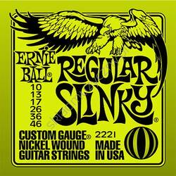 Ernie Ball 2221 Regular Slinky | Struny do gitary elektrycznej 10-46