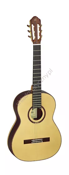 Gitara klasyczna Ortega M9CS Custom Master lity świerk i cocobolo przód.
