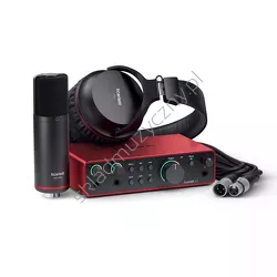 Focusrite Scarlett 2i2 Studio 4th Gen ][ Interfejs audio USB ze słuchawkami i mikrofonem