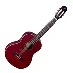 Gitara klasyczna Ortega R121WR czerwona front.