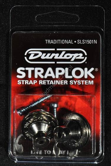 Dunlop SLS1501N Nickel Finish Straplok || Zaczepy do paska niklowe
