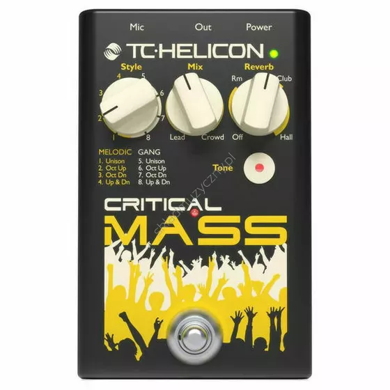 TC Helicon Critical Mass ][ Procesor wokalny