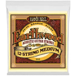 Ernie Ball 2012 Earthwood 80/20 Bronze Alloy Medium ][ Struny do 12-strunowej gitary akustycznej 11-52