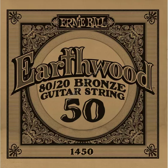 Ernie Ball Earthwood 80/20 Bronze Guitar String 1450 ][ Pojedyncza struna do gitary akustycznej .050