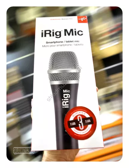 IK Multimedia iRig Mic ][ Mikrofon pojemnościowy iOS/ Android