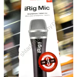 IK Multimedia iRig Mic ][ Mikrofon pojemnościowy iOS/ Android