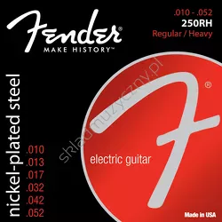 Fender Nickiel Plated Steel 250 ][ Struny do gitary elektrycznej 10-52