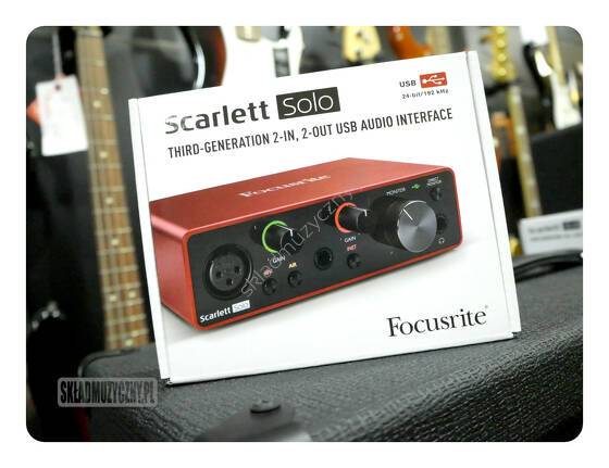 Focusrite Scarlett Solo 3rd Gen || Interfejs audio USB