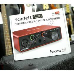 Focusrite Scarlett Solo 3rd Gen | Interfejs audio USB