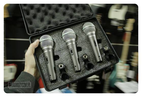 Samson Q6 3-pack || Zestaw mikrofonów z wyłącznikiem 
