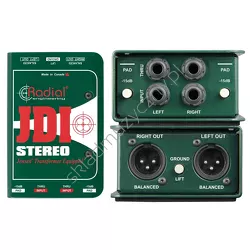 Radial JDI Stereo ][ Stereo Di-Box dla akustycznej gitary basowej i klawiszy