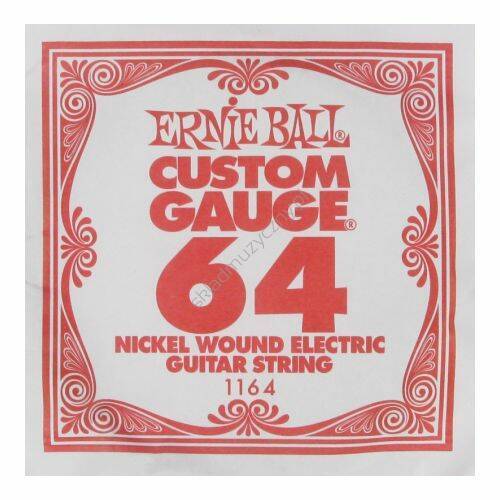 Ernie Ball Custom Gauge 1164 || Pojedyncza struna do gitary elektrycznej .064