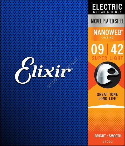 Elixir 12002 Nanoweb | Struny do gitary elektrycznej 9-42