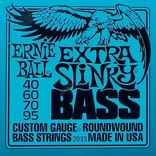 Ernie Ball 2835 Extra Slinky Bass || Struny do 4-strunowej gitary basowej 40-95