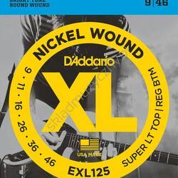 D'Addario EXL125 | Struny do gitary elektrycznej 9-46