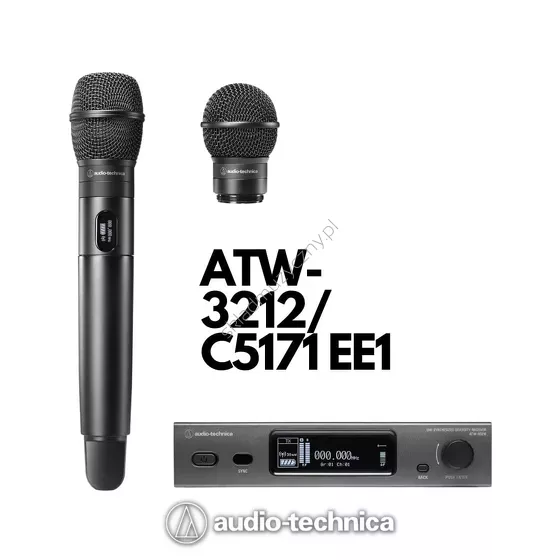 Audio-Technica ATW-3212/C5171 EE1 ][ System bezprzewodowy z dwoma wymiennymi Kapsułami