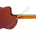 Gitara elektro-klasyczna Ortega RCE125SN thinline tył.