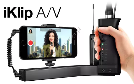IK Multimedia iKlip AV IK IP-IKLIP-AV-IN ][ Stabilizator do smartfonu