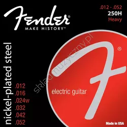 Fender 250 Nickiel Plated Steel ][ Struny do gitary elektrycznej 12-52