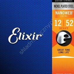 Elixir 12152 Nanoweb | Struny do gitary elektrycznej 12-52