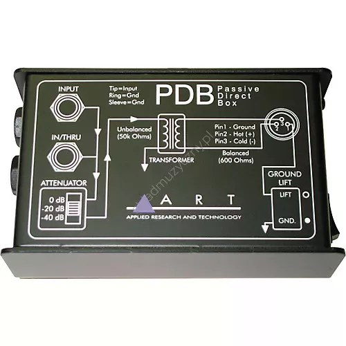 ART PDB ][ Pasywny DI-Box 1-kanałowy 