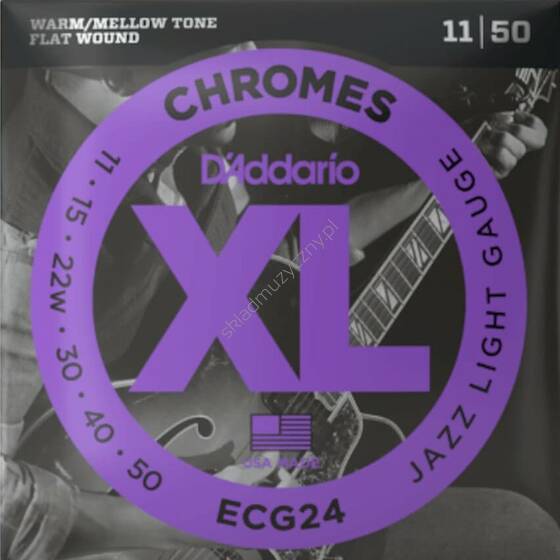 D'Addario ECG24 || Struny szlify do gitary elektrycznej 11-50