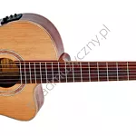 Gitara elektro-klasyczna Ortega RCE159SN wąski gryf przód.