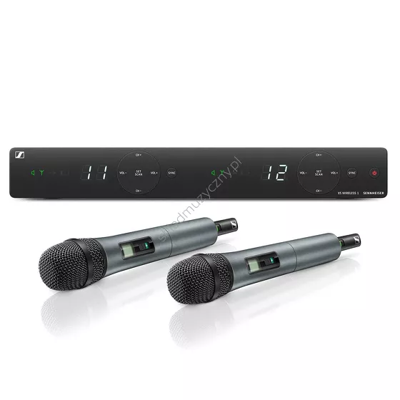 Sennheiser XSW 1-835 DUAL-B Vocal Set ][ Podwójny system bezprzewodowy z mikrofonami do ręki
