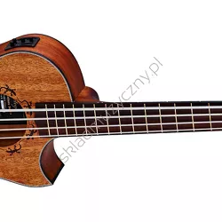 Ortega LIZZY-PRO longscale ][ Bezprogowe elektro-akustyczne ukulele basowe