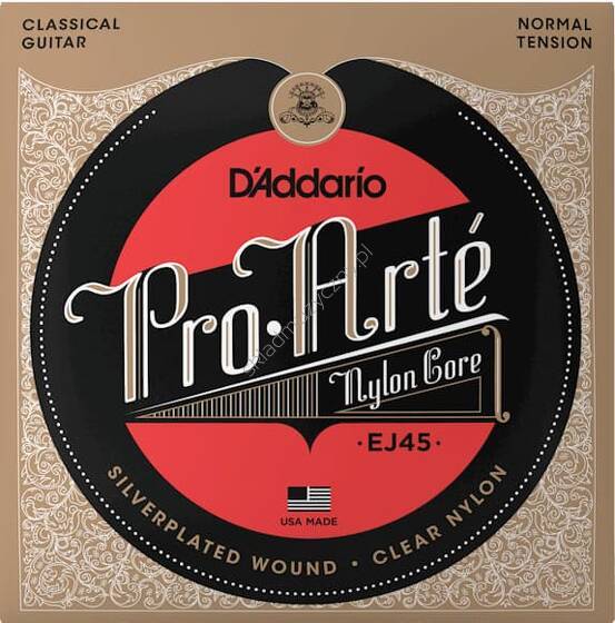 D'Addario EJ45 Pro Arte || Struny do gitary klasycznej