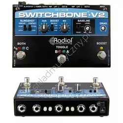Radial Switchbone-V2 ][ Przełącznik ABY/C ze światełkami LED i wyjściem do tunera