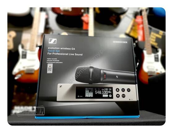 Sennheiser EW 100 G4-845-S-B || System bezprzewodowy z mikrofonem do ręki