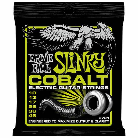 Ernie Ball 2721 Slinky Cobalt || Struny do gitary elektrycznej 10-46