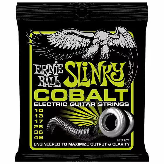 Ernie Ball 2721 Slinky Cobalt ][ Struny do gitary elektrycznej 10-46