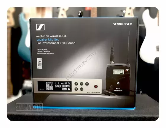 Sennheiser EW 100 G4-ME4-B ][ System bezprzewodowy z mikrofonem krawatowym