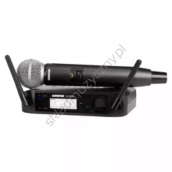 Shure GLXD24+E/SM58 ][ Cyfrowy wokalowy system bezprzewodowy