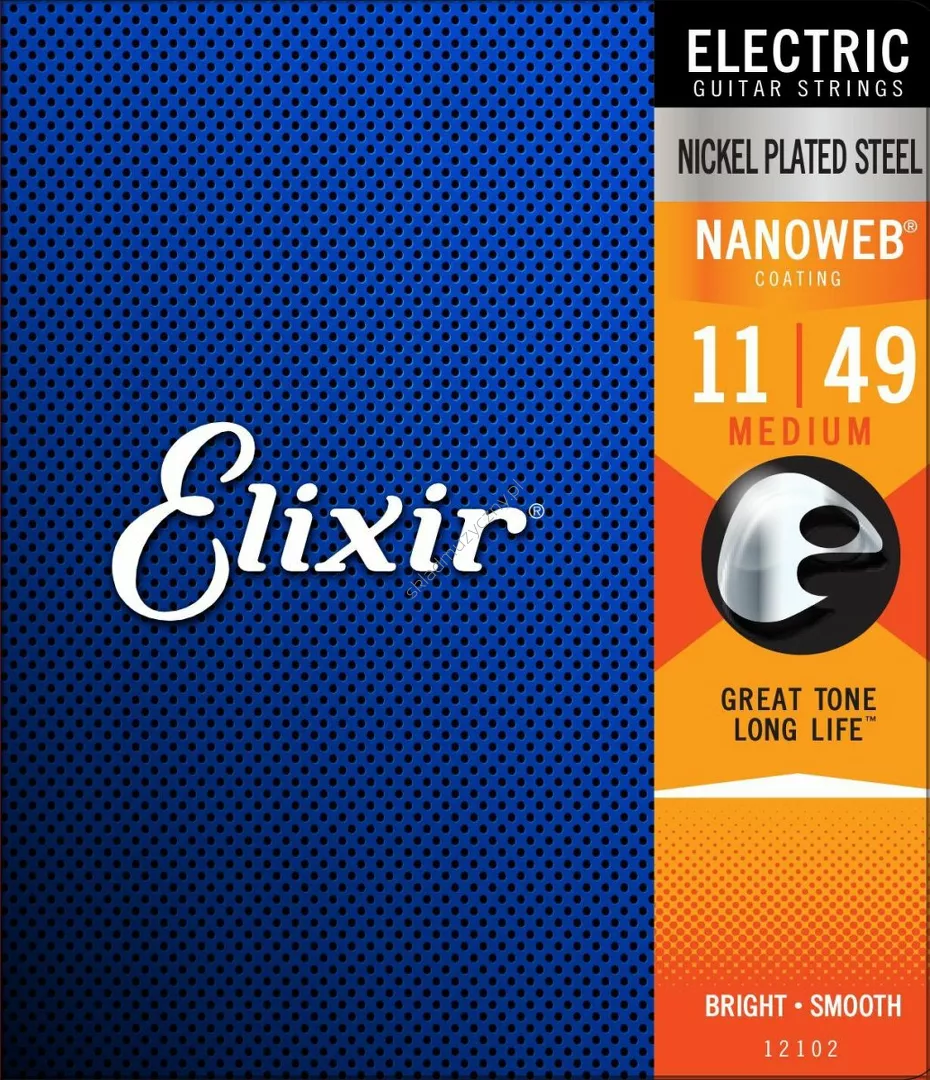 Elixir 12102 Nanoweb ][ Struny do gitary elektrycznej 11-49