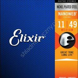 Elixir 12102 Nanoweb || Struny do gitary elektrycznej 11-49