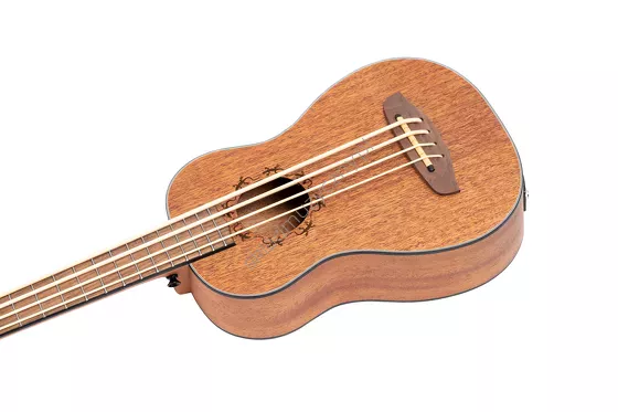 Ortega LIZZY-BS-GB-L Lizard ][ Leworęczne elektro-akustyczne ukulele basowe