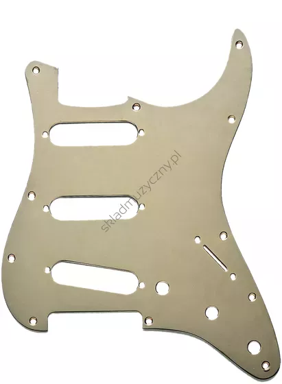 Fender Strat 11 Hole S/S/S Configuration Gold Anodized ][ Pickguard