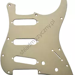 Fender Strat 11 Hole S/S/S Configuration Gold Anodized ][ Pickguard