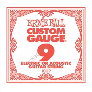 Ernie Ball Custom Gauge 1009 ][ Pojedyncza struna do gitary elektrycznej .009