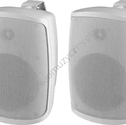 Monacor WALL-04T/WS ][ Para białych głośników instalacyjnych 4"