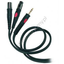 Proel DH570LU3 | Kabel Jack stereo 6,3 mm / XLR M + XLR F 3m